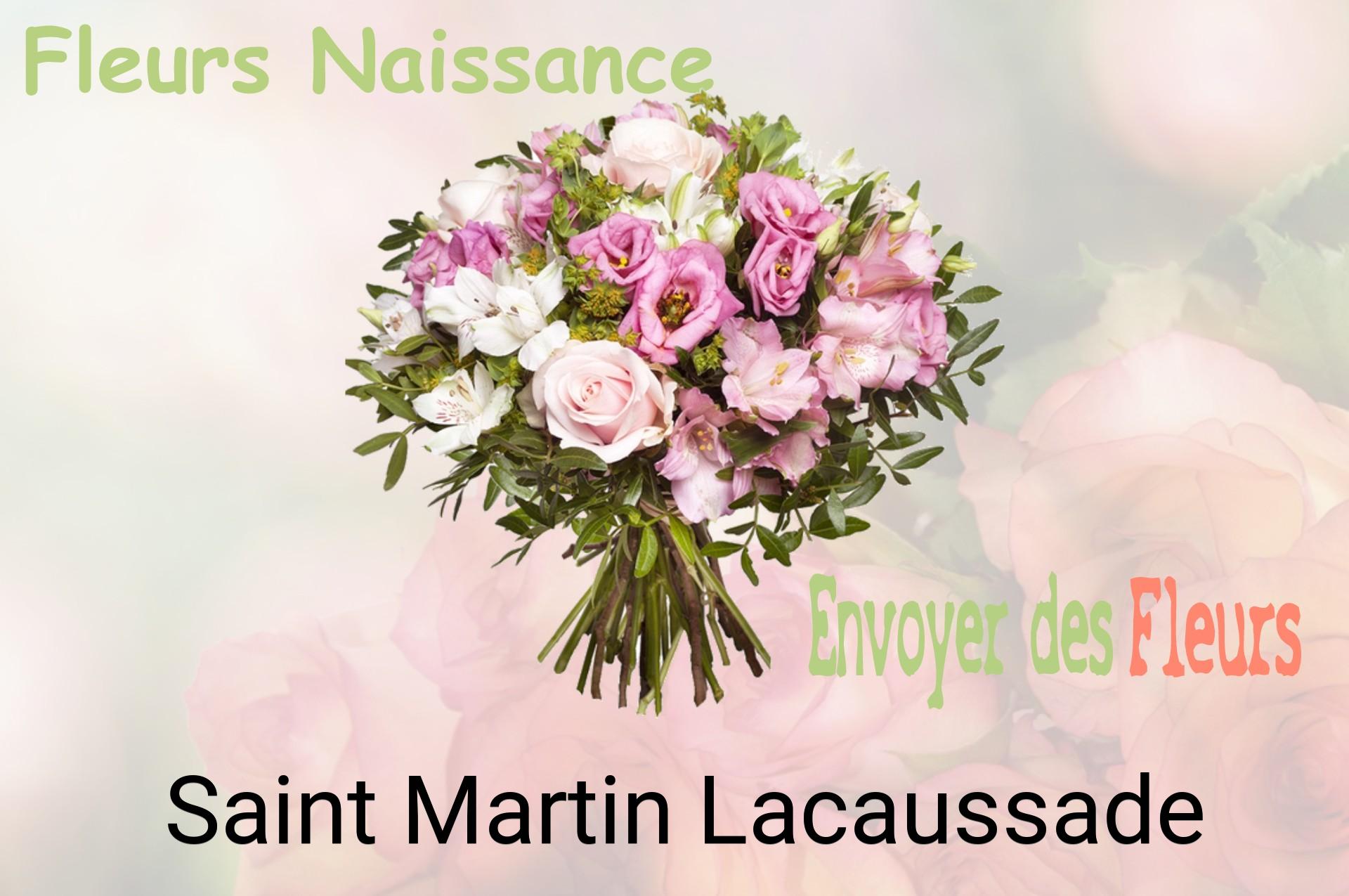 Bouquet de fleurs de naissance livré à Saint-Martin-Lacaussade